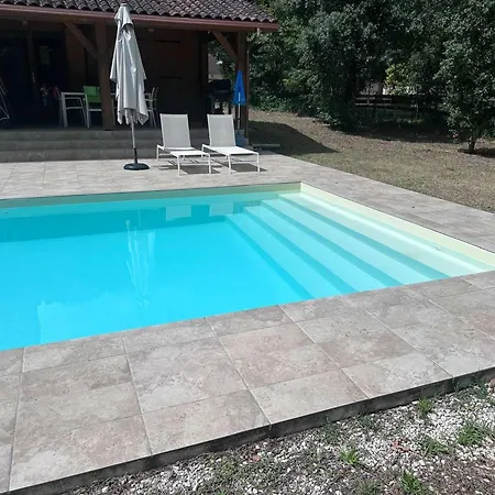 Ferienhaus Sejour Familial Avec Piscine Privee Et Grand Jardin A Espech - Fr-1-828-1
